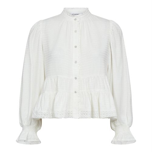 CO`COUTURE SKJORTE, MIRKACC SHIRT, WHITE